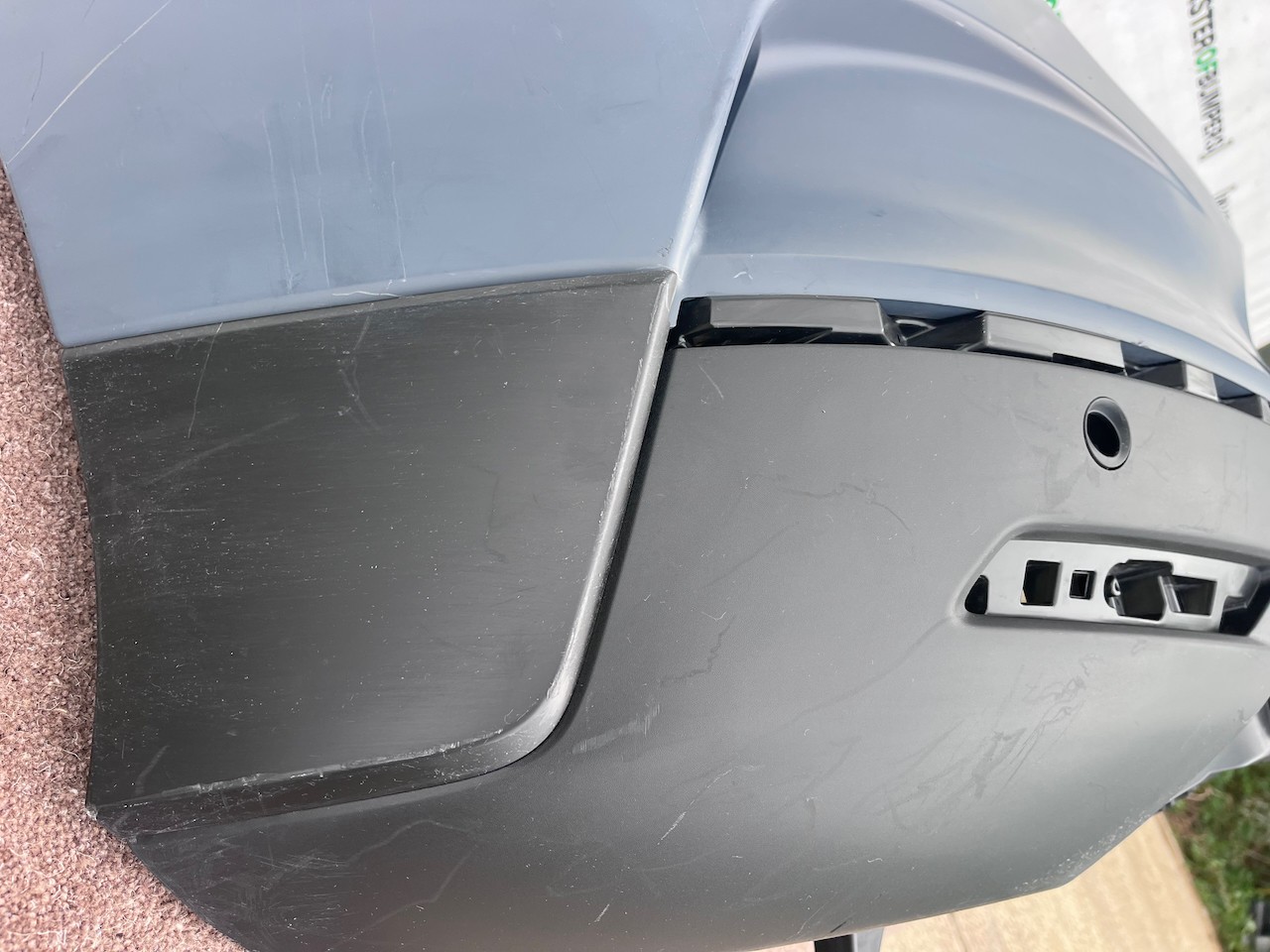 Jaguar I Pace Electric 2018 - 2022 Rear Bumper In Primer 4 Pdc Genuine [p807]