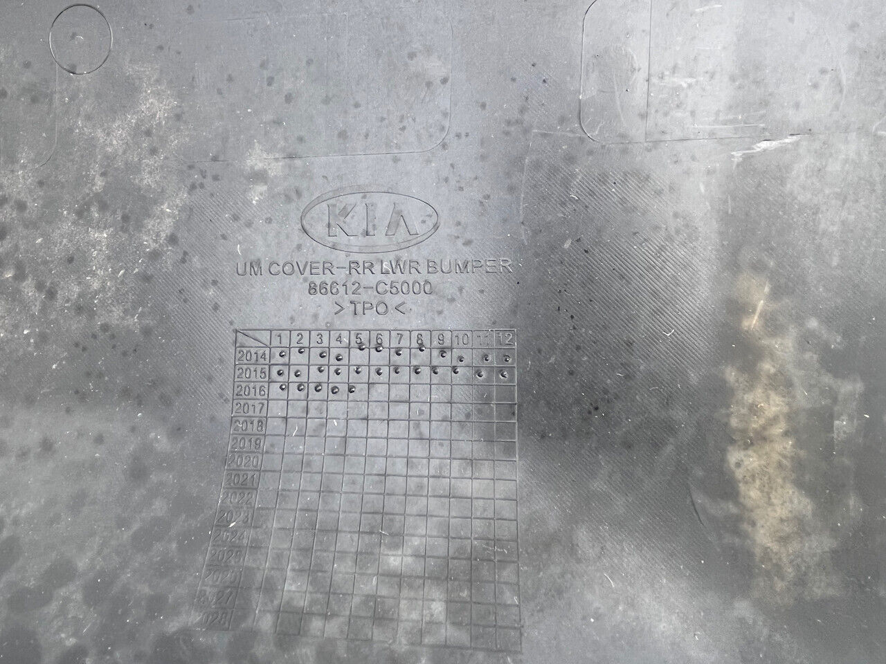 Kia Sorento Mk3 Suv 2015-2018 Rear Bumper Black Genuine [k422]