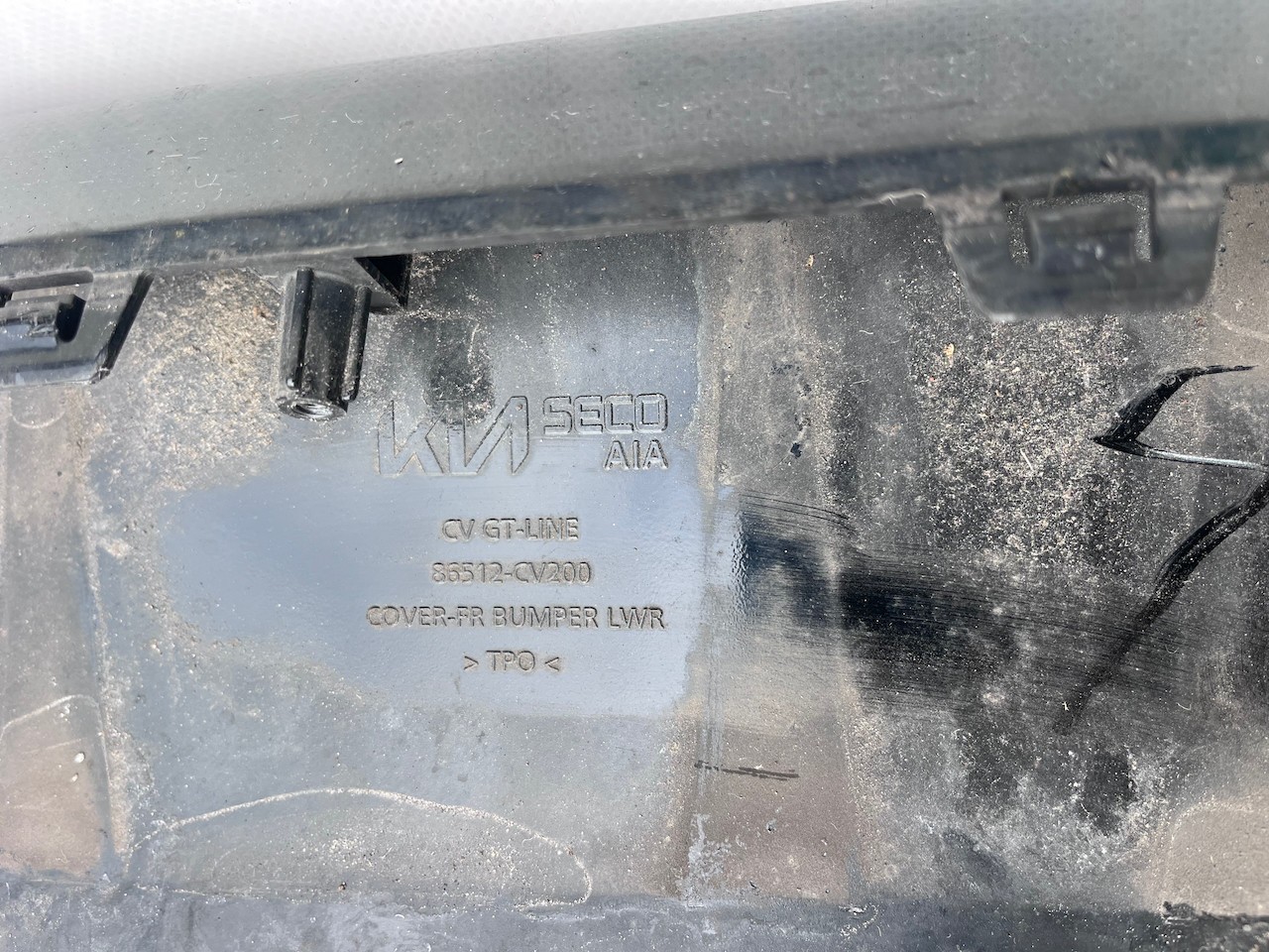 Kia Ev6 Gt Line Hatchback 2021-2024 Front Bumper Pdc Genuine [k504]