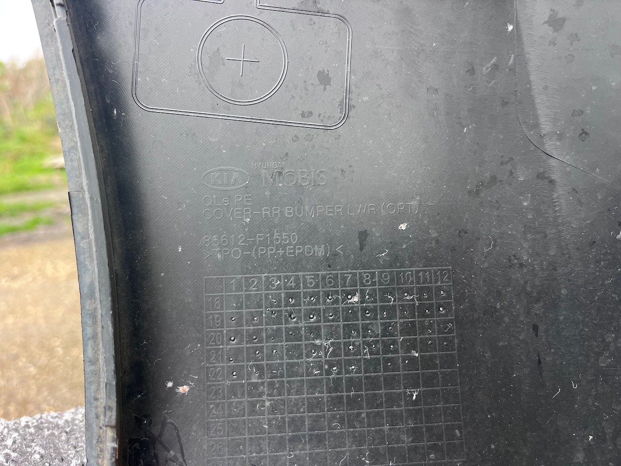 Kia Sportage Gt Line Mk3 Lift 2019-2022 Rear Bumper 4 Pdc Genuine [k507]