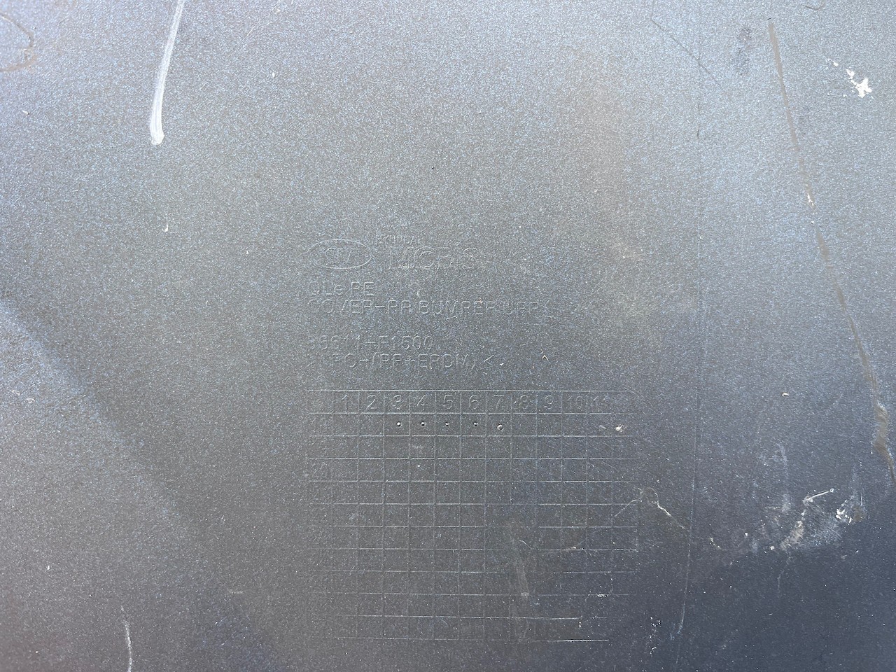 Kia Sportage Gt Line Mk3 Lift 2019-2022 Rear Bumper 4 Pdc Genuine [k507]