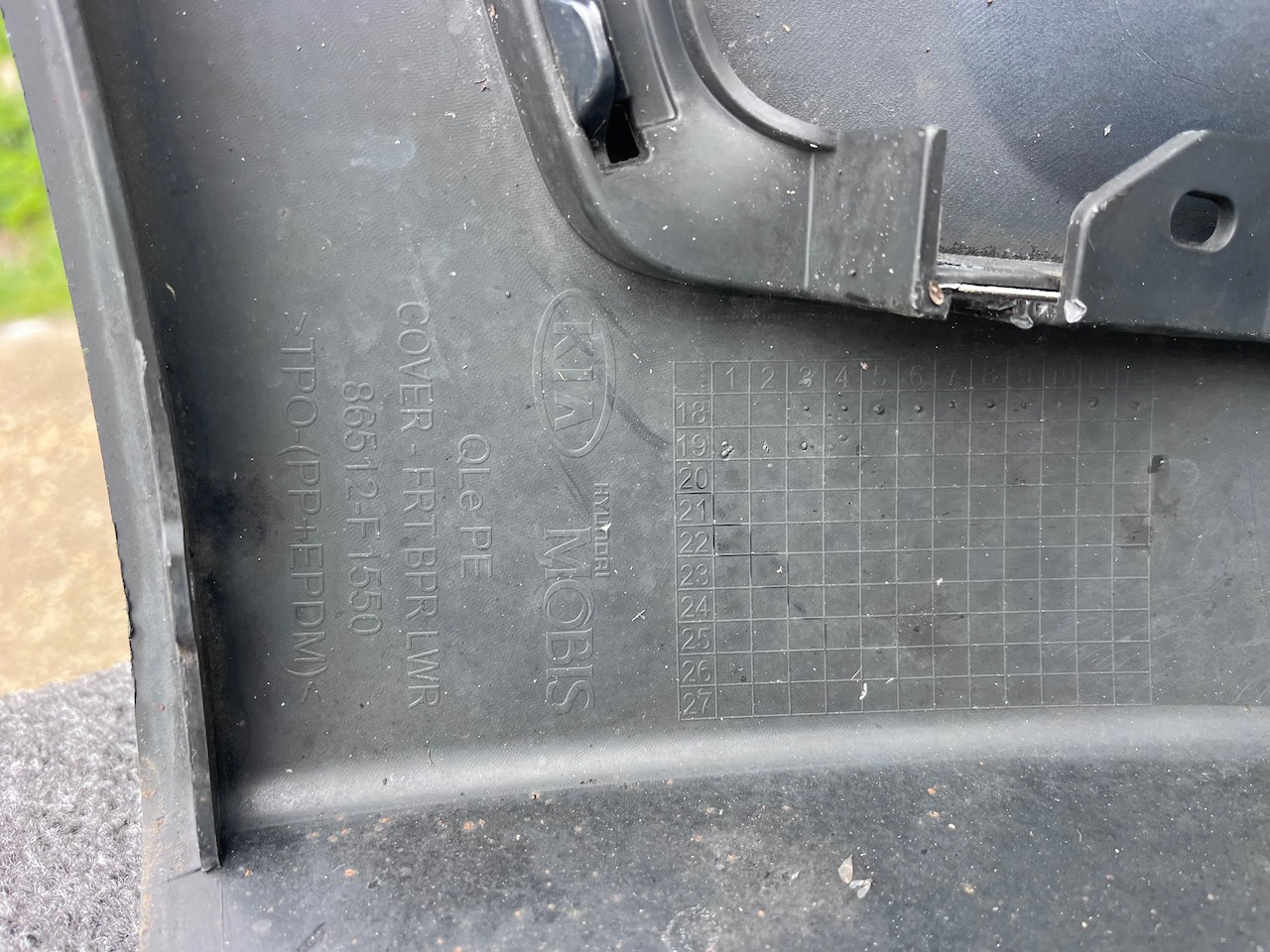 Kia Sportage Gt Line Mk3 Lift 2019-2022 Front Bumper 4 Pdc Genuine [k510]