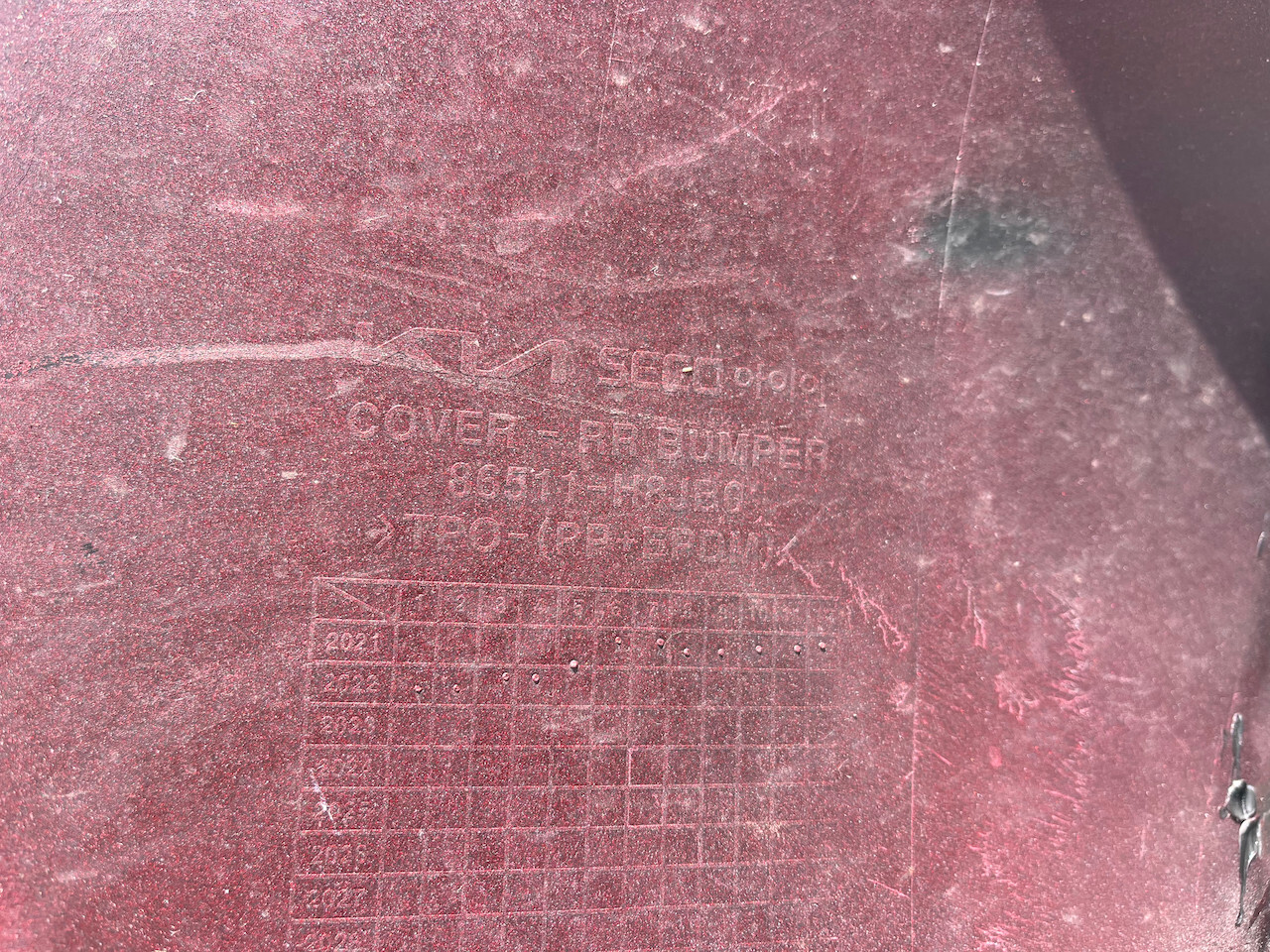 Kia Rio Gt Line Mk3 Hatchback 2016-2019 Front Bumper 4 Pdc Genuine [k477]