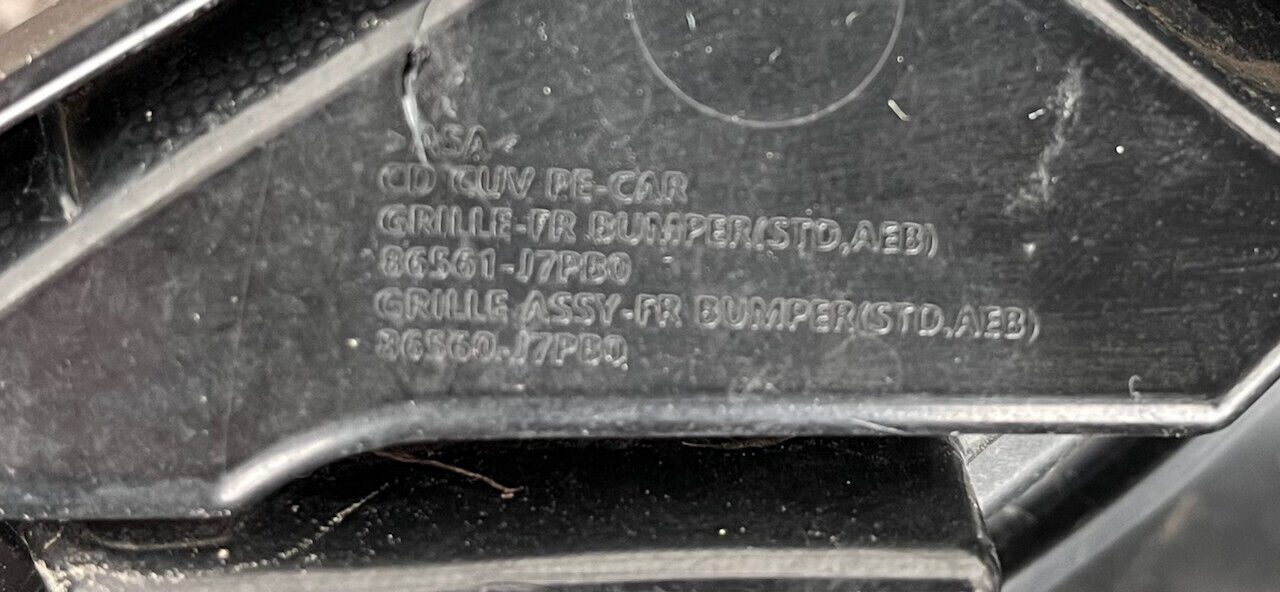 Kia Xceed Gt Line Hatchback Mk1 Lift 2023-on Front Bumper Lip Genuine [k468]