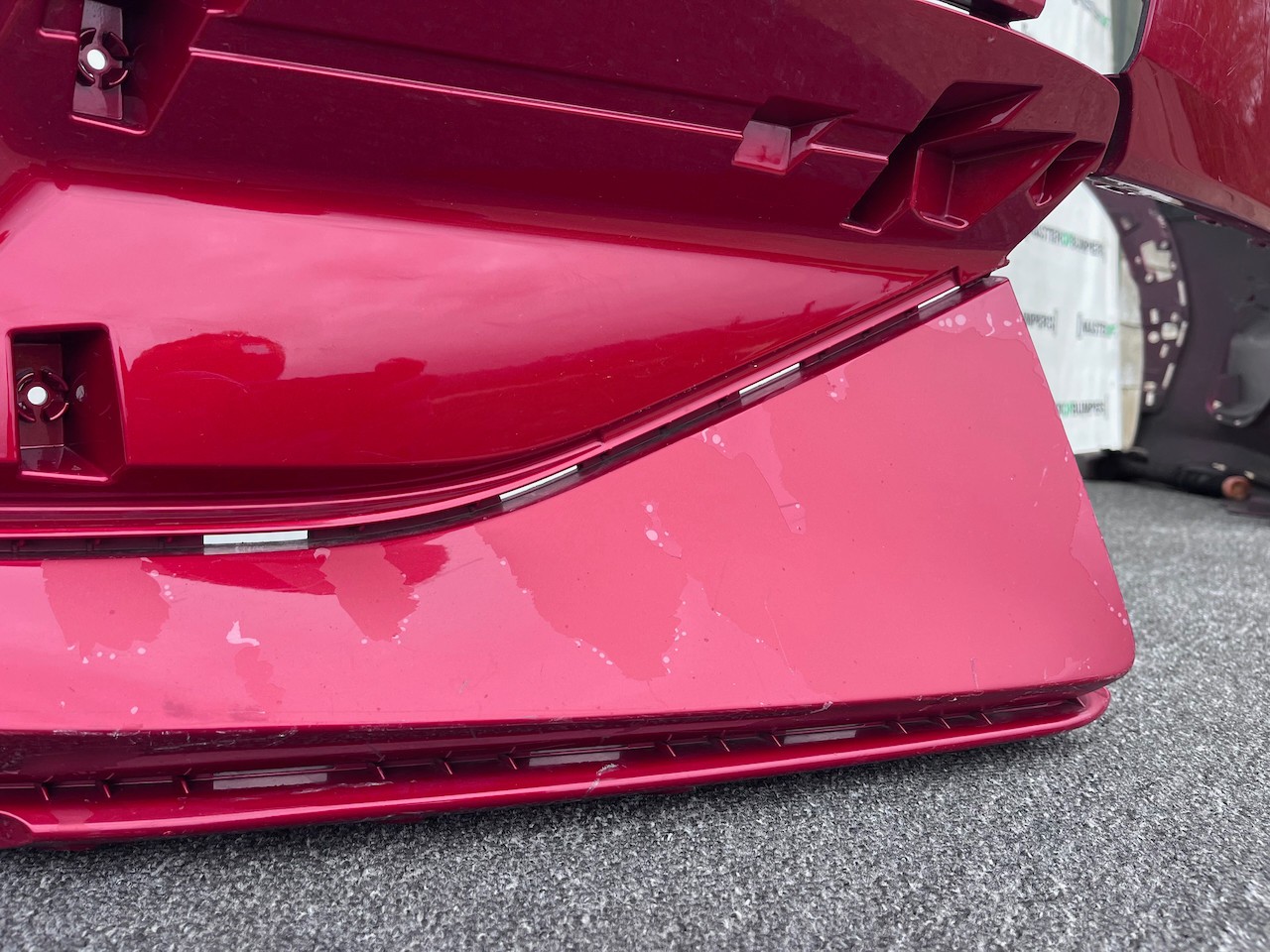 Kia Ev6 Gt Line Hatchback Electric 2021-2024 Front Bumper Red Genuine [k511]