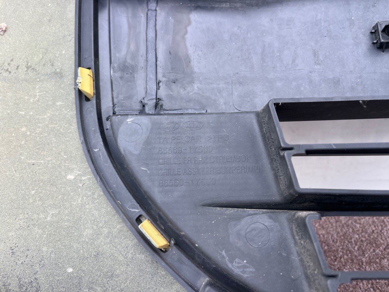 Kia Picanto Hatchabck 5 Doors Mk2 Lift 2015-2017 Front Bumper Genuine [k543]