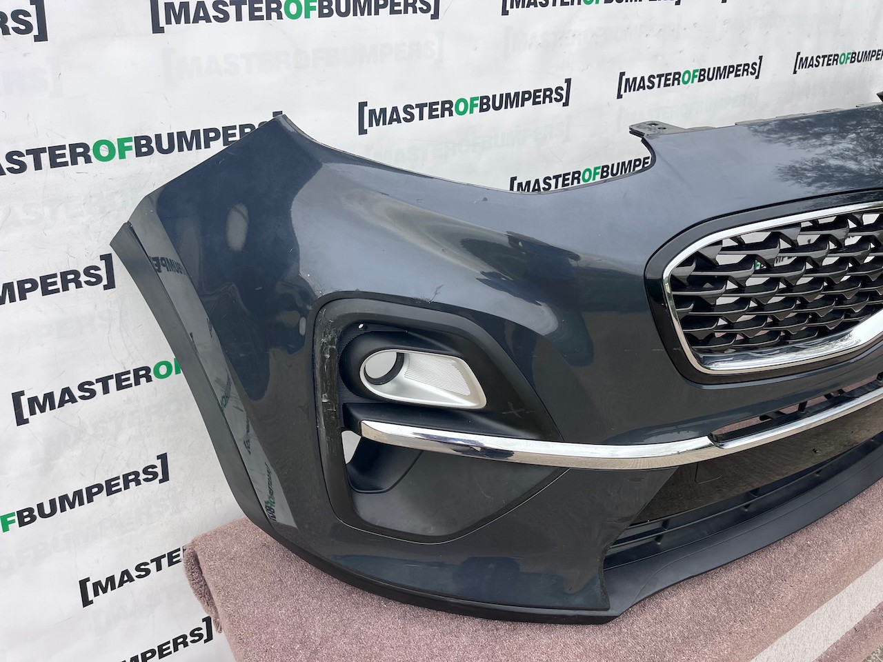 Kia Sportage Se Mk3 Lift 2019-2022 Front Bumper No Pdc Genuine [k548]