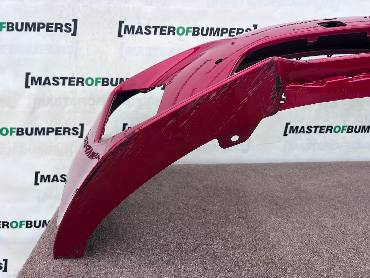 Kia Stinger Gt-line Sportback 2018-2021 Front Bumper Red 4 Pdc Genuine [k551]
