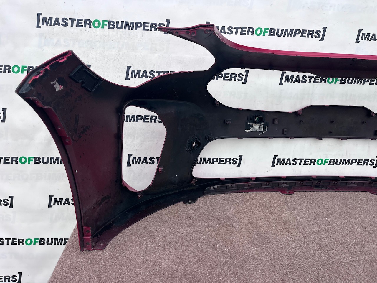 Kia Stinger Gt-line Sportback 2018-2021 Front Bumper Red 4 Pdc Genuine [k551]