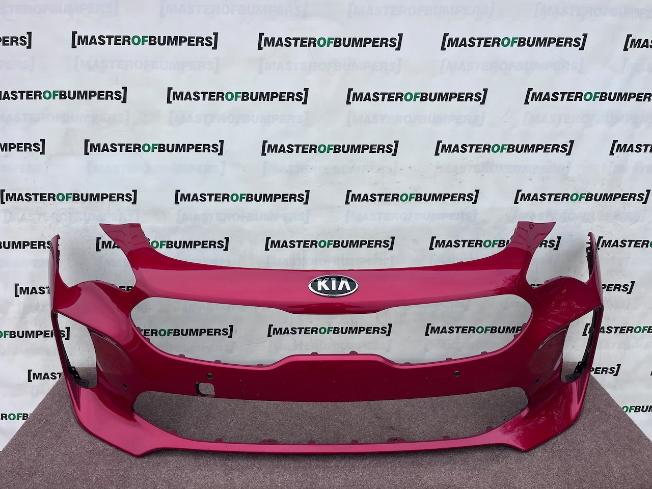 Kia Stinger Gt-line Sportback 2018-2021 Front Bumper Red 4 Pdc Genuine [k551]