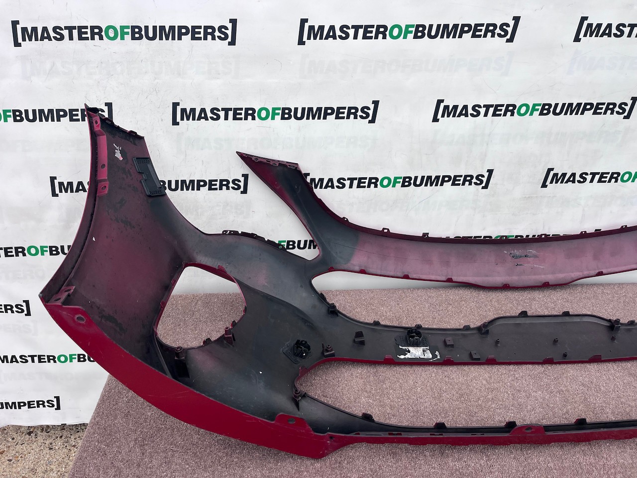 Kia Stinger Gt-line Sportback 2018-2021 Front Bumper Red 4 Pdc Genuine [k551]