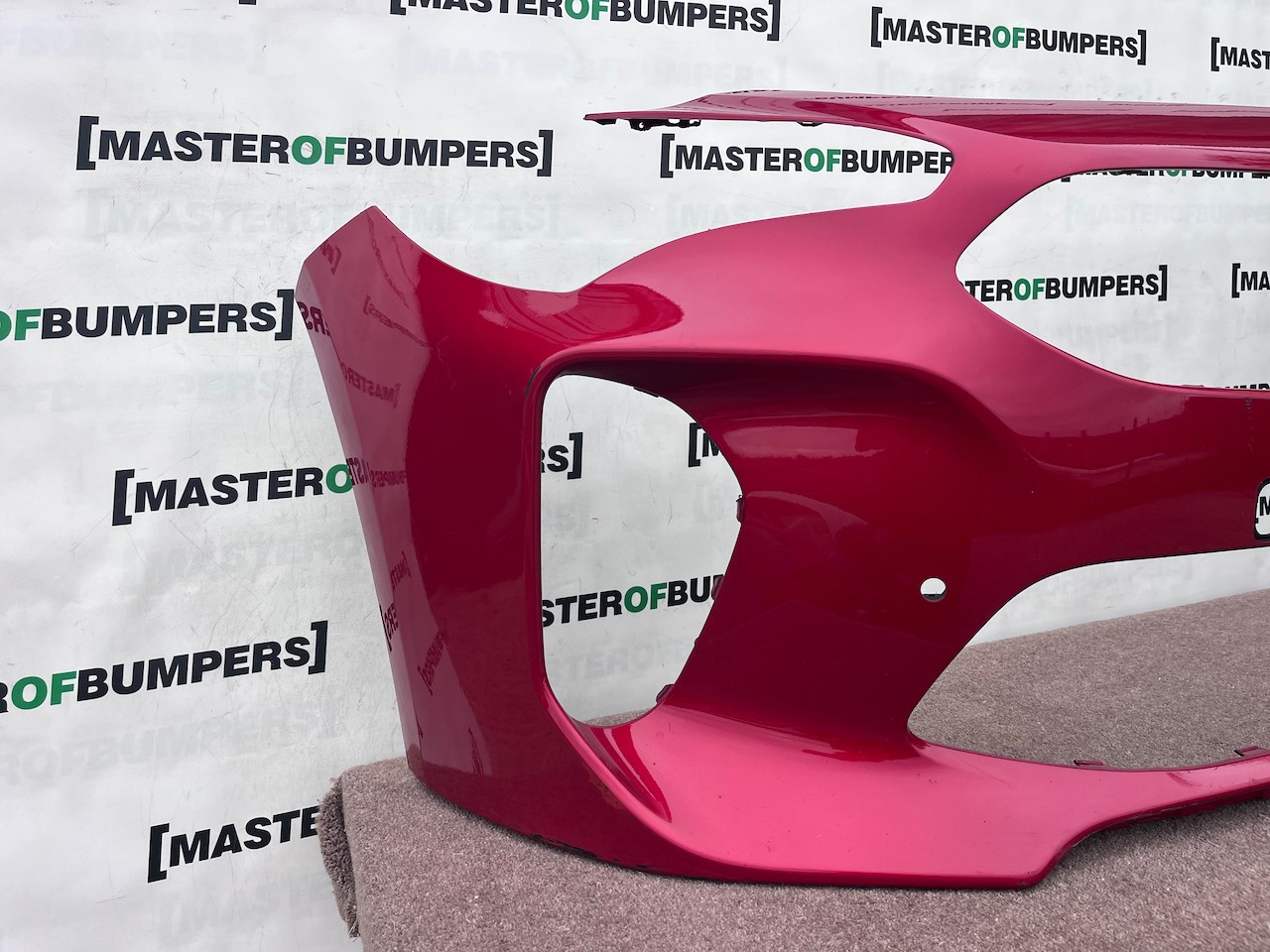 Kia Stinger Gt-line Sportback 2018-2021 Front Bumper Red 4 Pdc Genuine [k551]