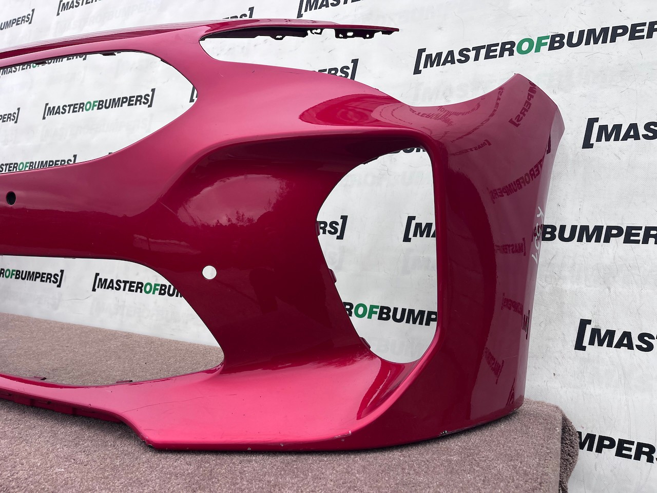 Kia Stinger Gt-line Sportback 2018-2021 Front Bumper Red 4 Pdc Genuine [k551]