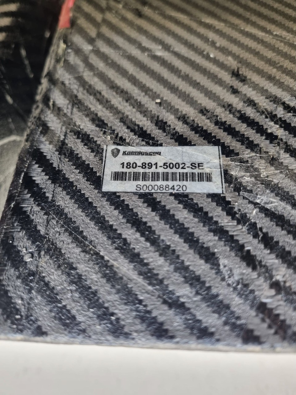 Koenigsegg Jesko Absolut 2021-2024 Front Bumper Lip Spoiler Carbon Genuine Koenigsegg Jesko Absolut 2021-2024 Front Bumper Lip Spoiler Carbon Genuine