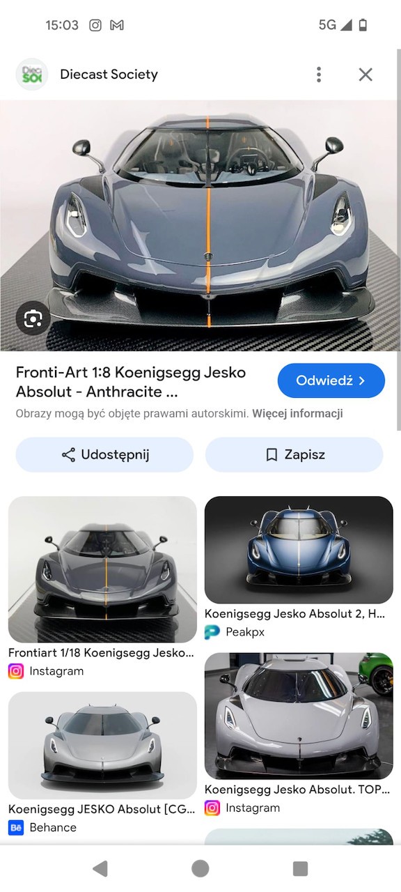 Koenigsegg Jesko Absolut 2021-2024 Front Bumper Lip Spoiler Carbon Genuine Koenigsegg Jesko Absolut 2021-2024 Front Bumper Lip Spoiler Carbon Genuine