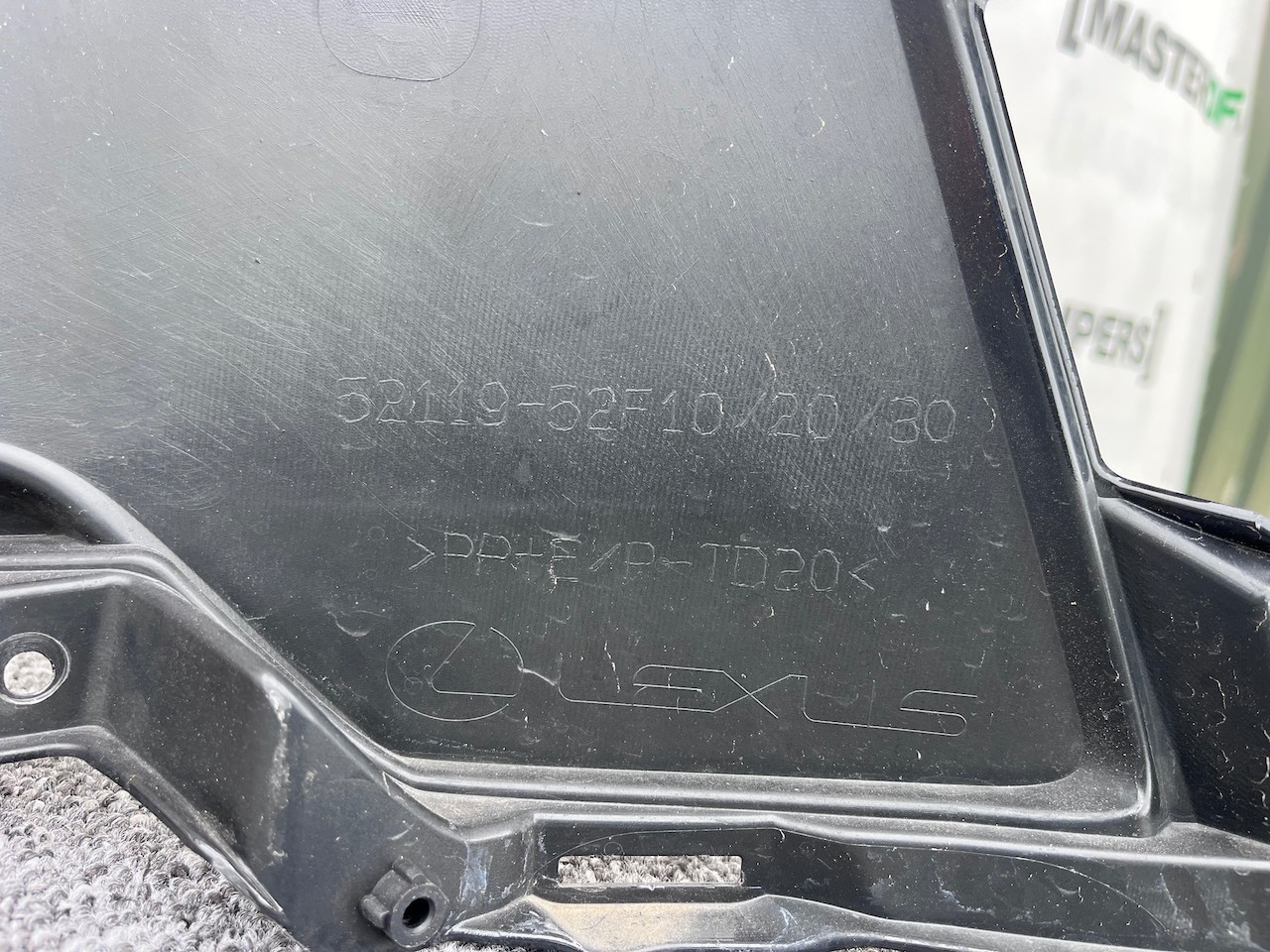 Lexus Lbx Tacumi Cvt Hybrid 2024-on Front Bumper 4 Pdc No Jets Genuine [t545]