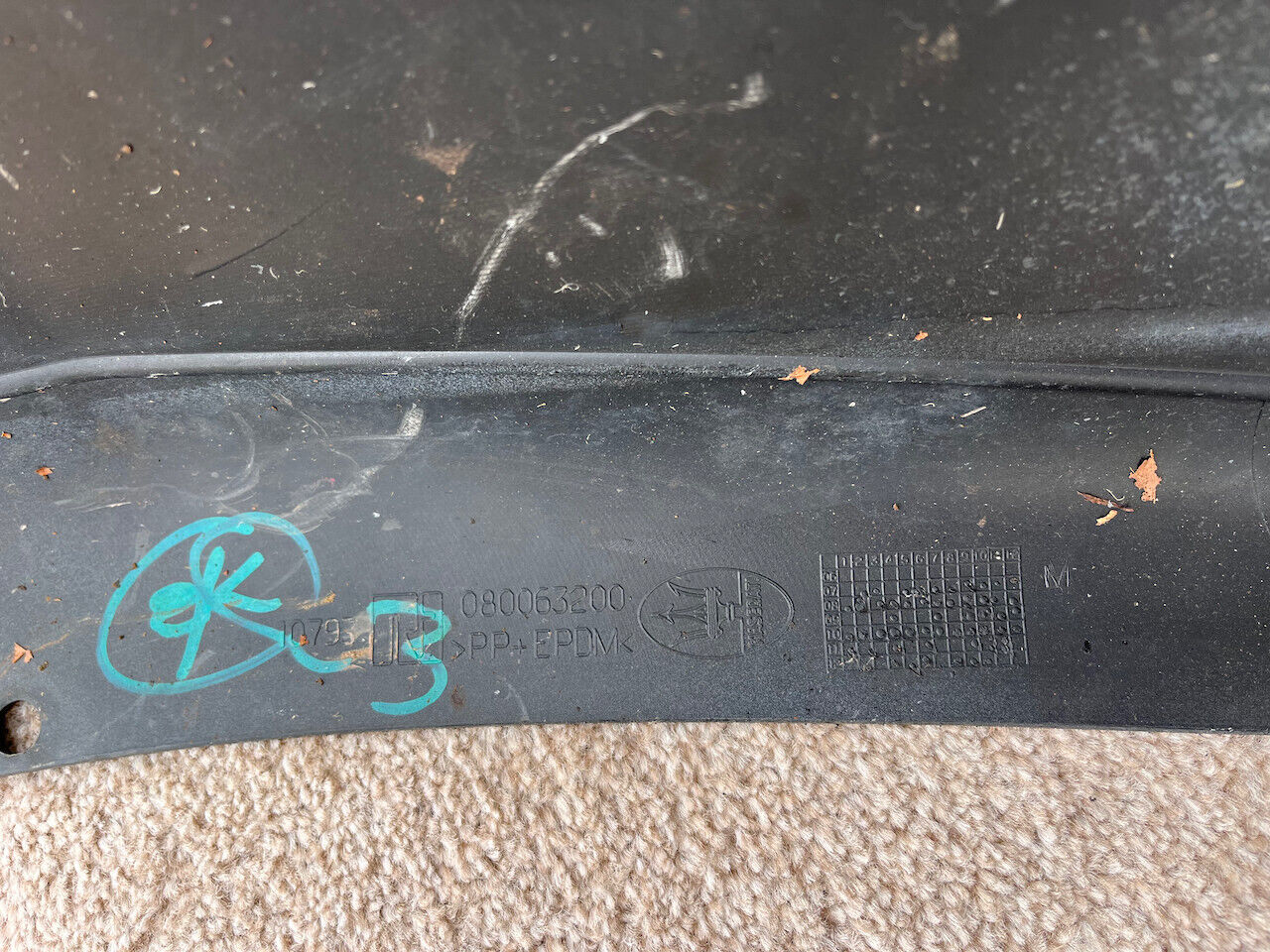 Maserati Gran Turismo S Mc Grancabrio 2007-2014 Rear Bumper Black Genuine [p791]