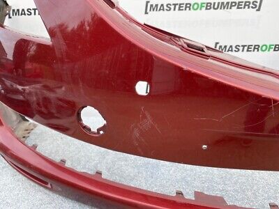 Mazda 6 Mk2 2007-2009 Front Bumper In Red Jets And Pdc Holes Genuine [g152]