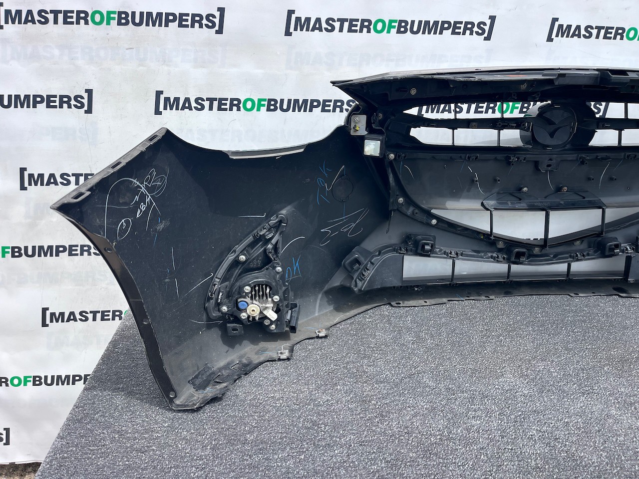 Mazda 2 Mk3 Hatchback Skyactive 2014-2018 Front Bumper Genuine [g536]