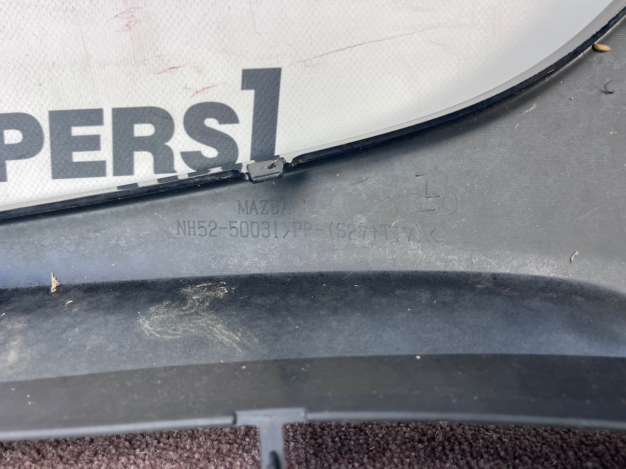 Mazda Mx5 Mx-5 Cabrio Nc2 Lift 2009-2012  Front Bumper Genuine [g653]