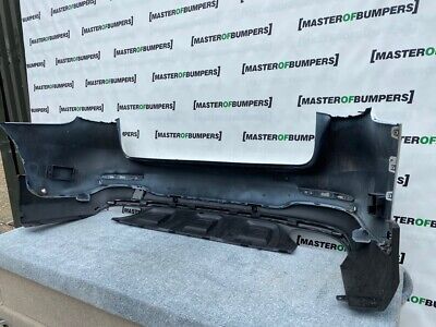 Mercedes Glc Amg Line A253 2016-2018 Rear Bumper In White 6 X Pdc Genuine [e446]