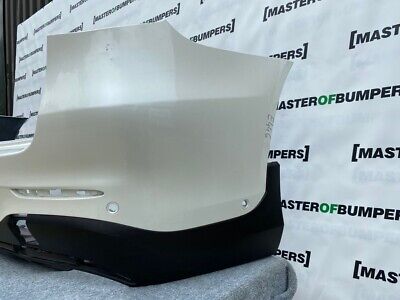 Mercedes Glc Amg Line A253 2016-2018 Rear Bumper In White 6 X Pdc Genuine [e446]