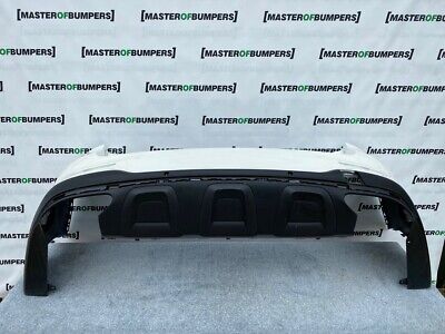 Mercedes Glc Amg Line A253 2016-2018 Rear Bumper In White 6 X Pdc Genuine [e446]