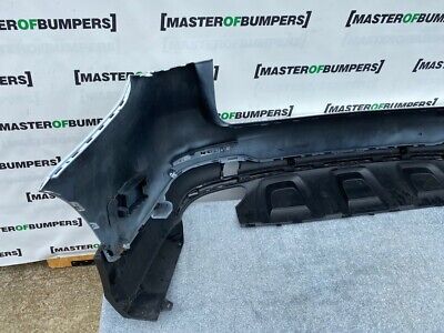 Mercedes Glc Amg Line A253 2016-2018 Rear Bumper In White 6 X Pdc Genuine [e446]