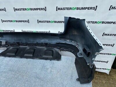 Mercedes Glc Amg Line A253 2016-2018 Rear Bumper In White 6 X Pdc Genuine [e446]