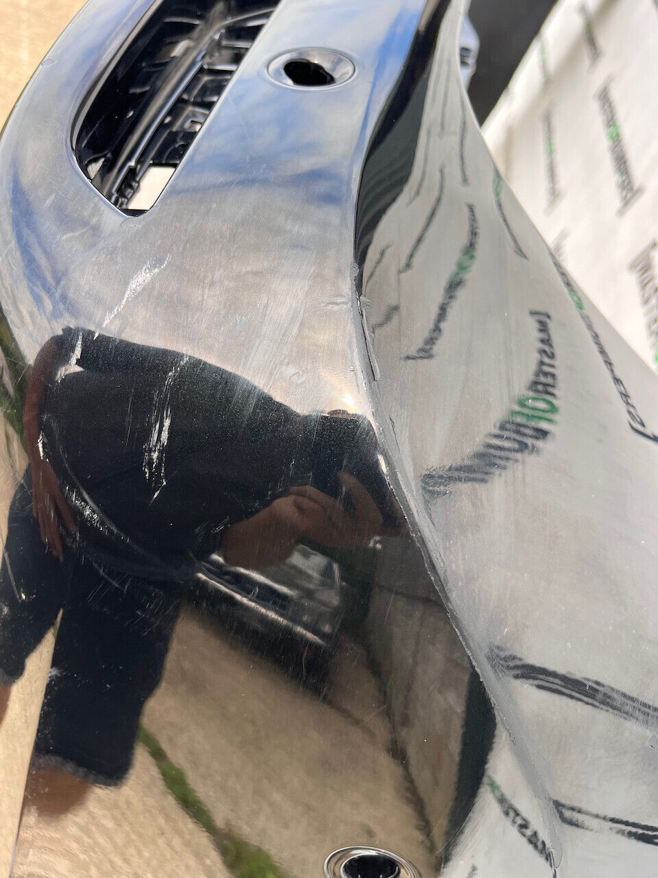 Mercedes Vito V Class A447 2015-2020 Rear Bumper Black 6 Pdc Genuine [e80]