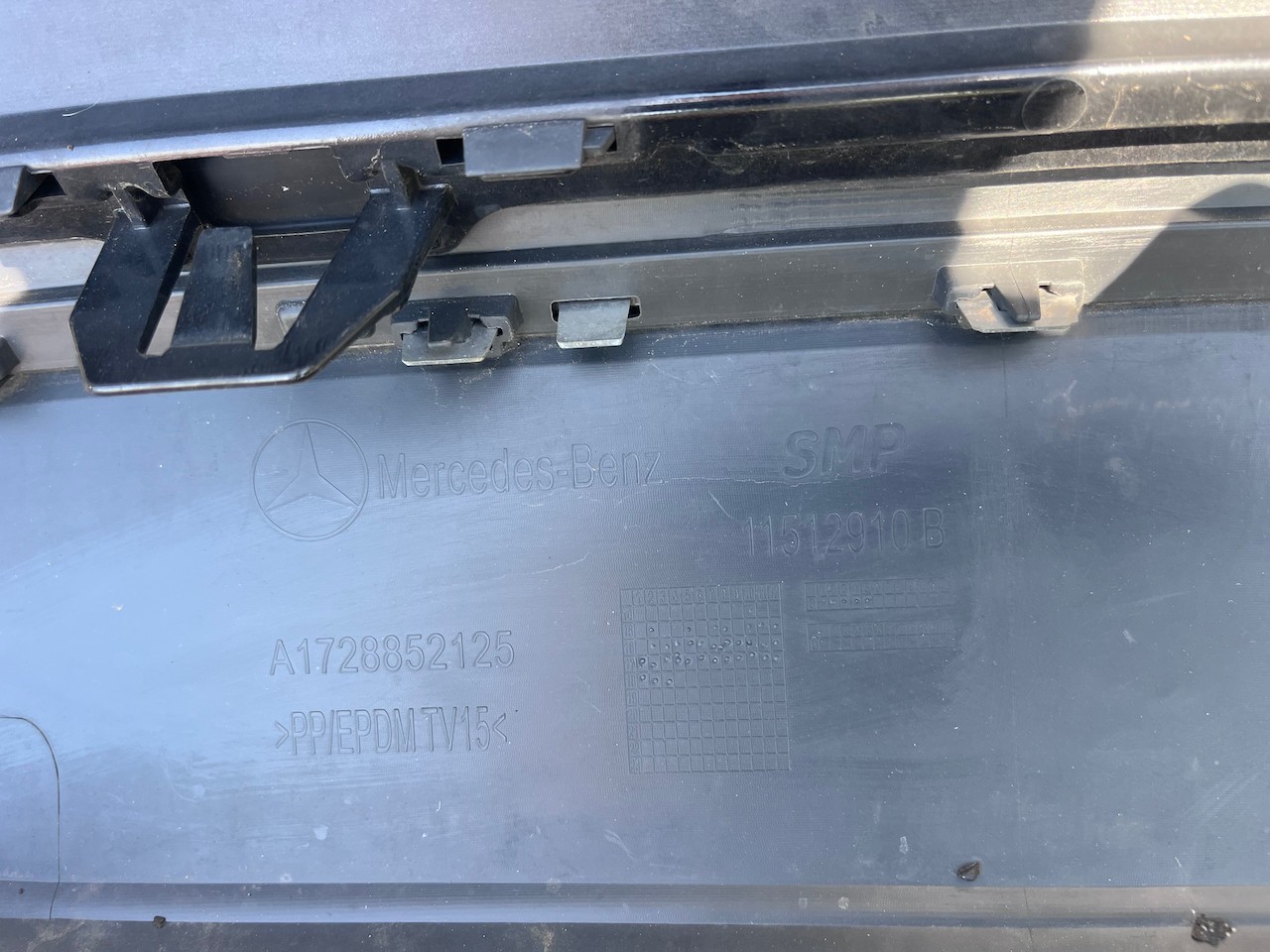 Mercedes Slk Class Slc Amg W172 2016-2020 Rear Bumper 4 Pdc Genuine [e445]