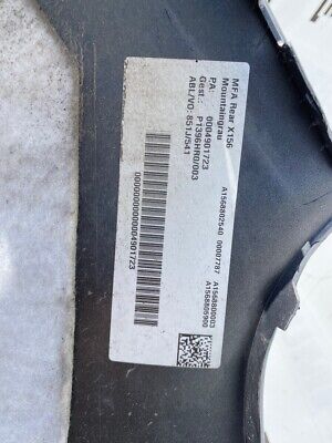 Mercedes Gla 4 Matic Sport Face Lift 2017-2020 Rear Bumper No Pdc Genuine [e319]