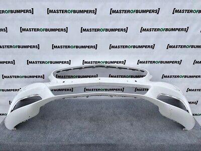 Mercedes C Class A205 Premium 2015-2018 Front Bumper White 6 Pdc Genuine [e590]