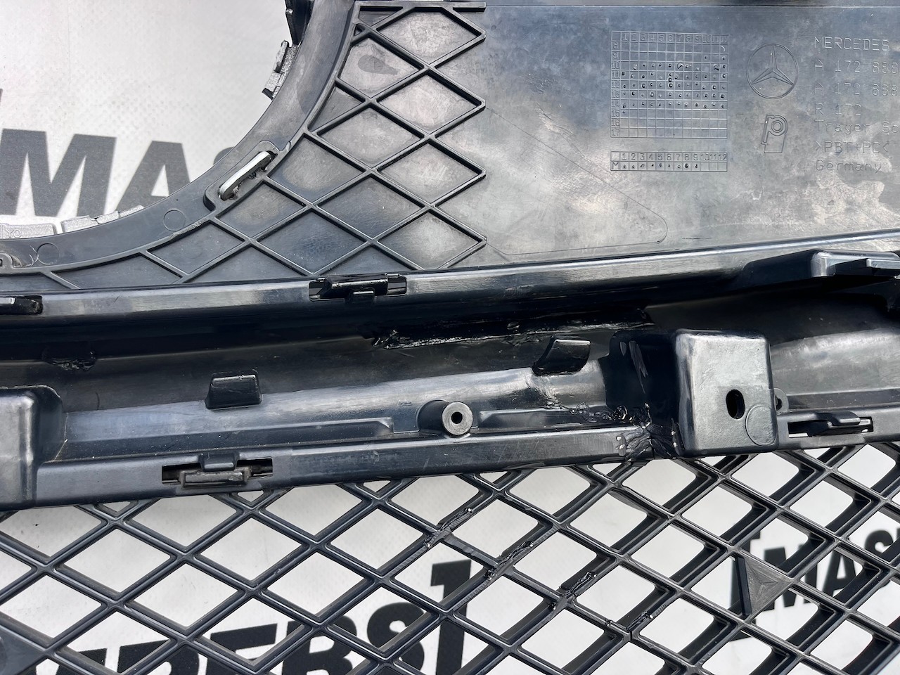 Mercedes Slk Amg Sport A172 Mk3 2012-2015 Front Bumper No Pdc Genuine [e362]