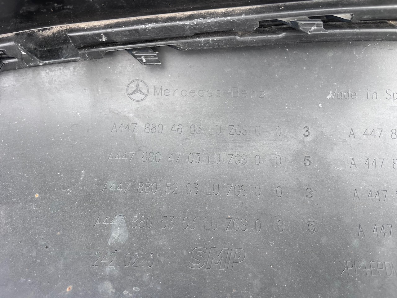Mercedes V Class Vito Select V447 Lift 2025-2027 Front Bumper Genuine [e455]