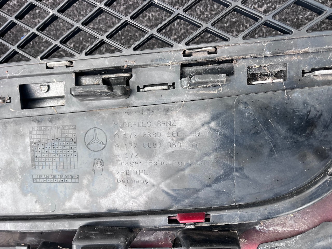 Mercedes Slk Amg Sport A172 Mk3 2012-2015 Front Bumper No Pdc Genuine [e458]