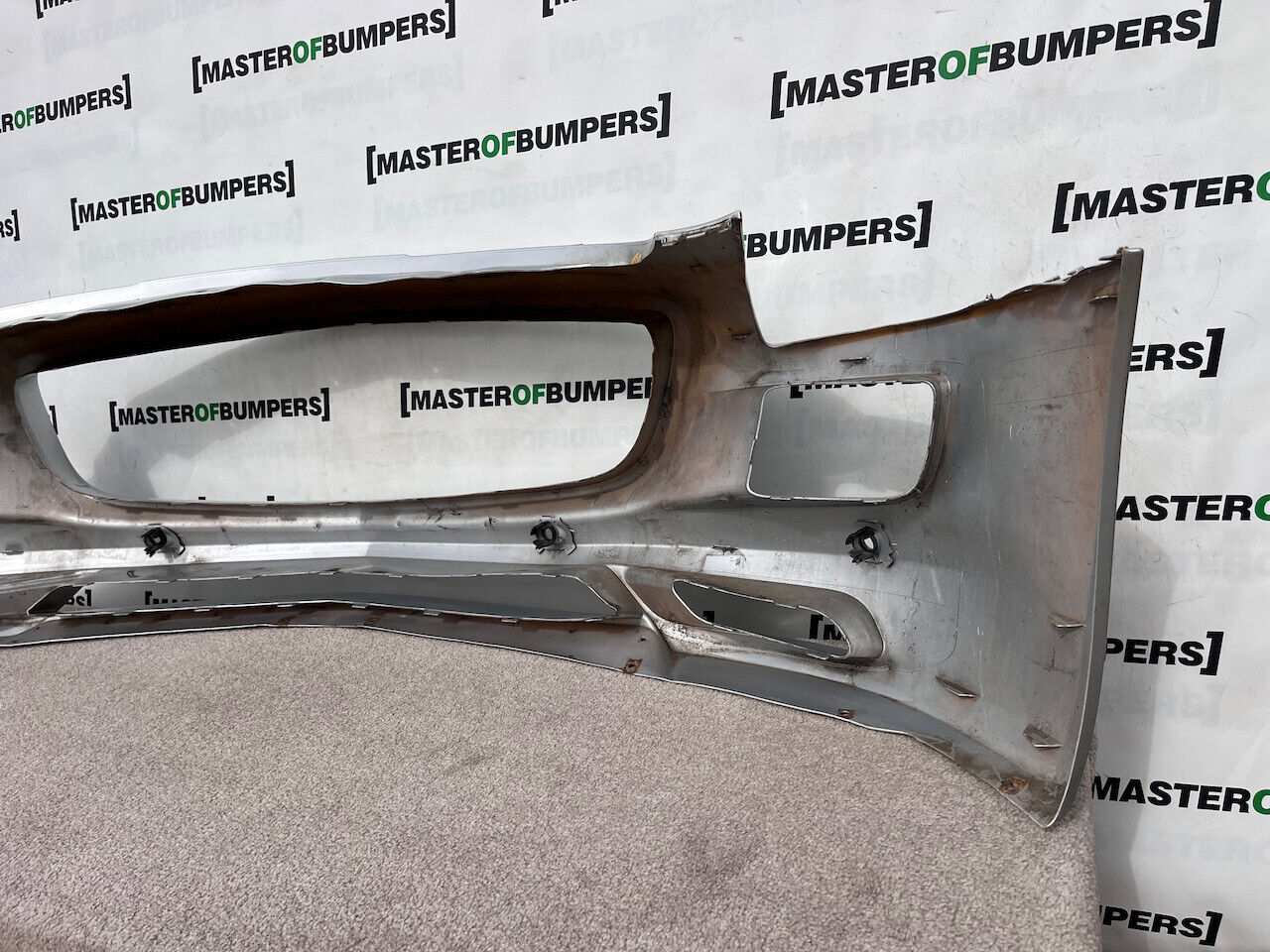 Mercedes Benz Sls Amg A197 2010-2014 Front Bumper Silver 4 Pdc Genuine [e57]