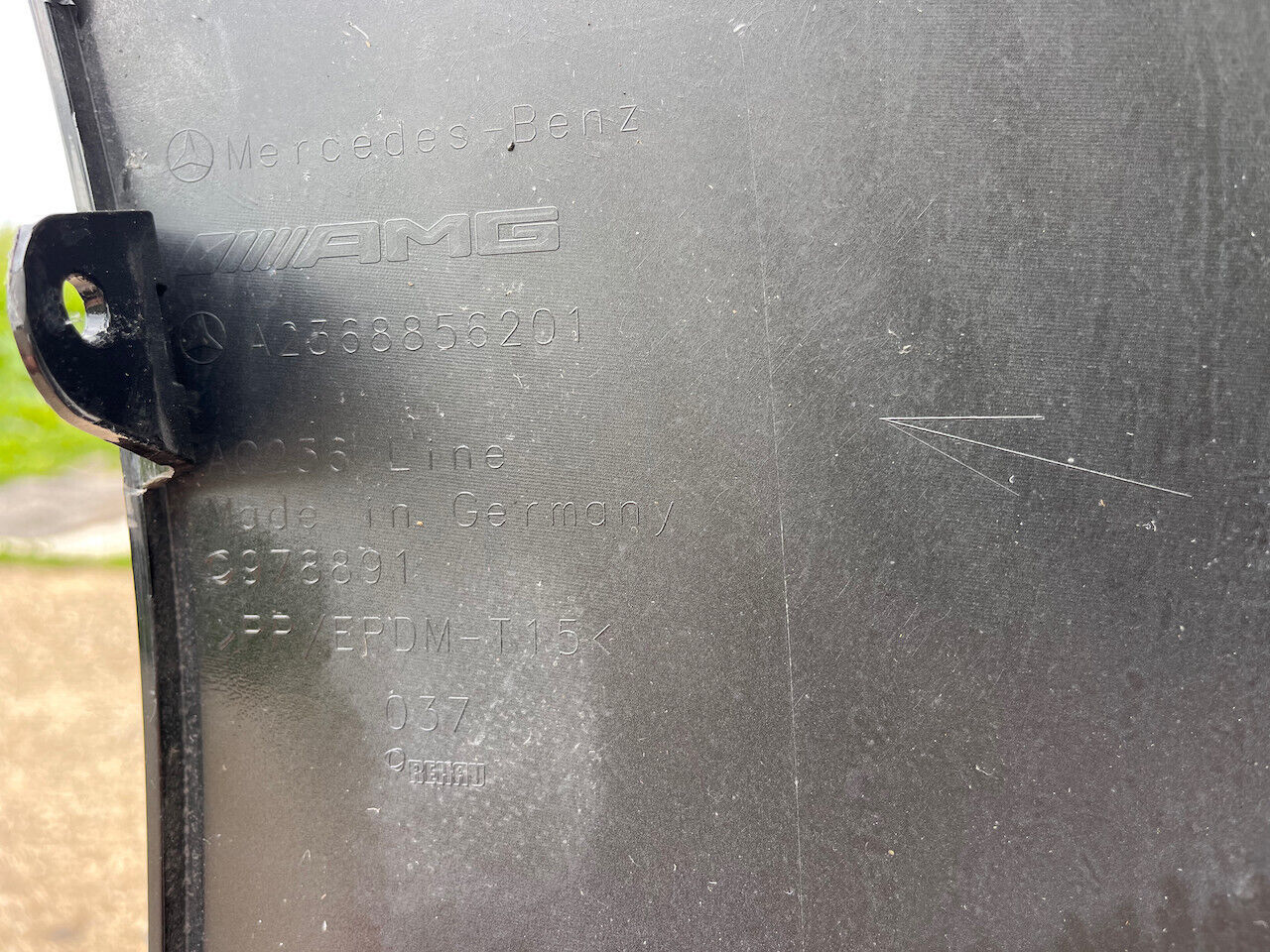 Mercedes Cle E Class Coupe 2023-on Rear Bumper Black 6 Pdc Genuine [p71]