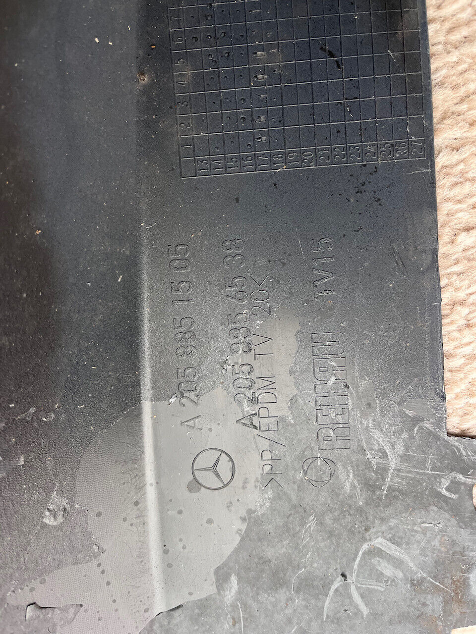 Mercedes C Class Amg C43 Estate Only 2014-2021 Rear Bumper 6 Pdc Genuine [e124]