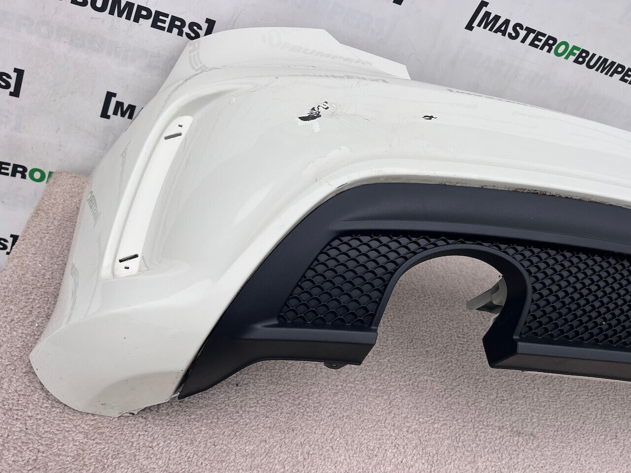 Mercedes A Class Amg Sport A176 Hatc 2012-2015 Rear Bumper No Pdc Genuine [e185]