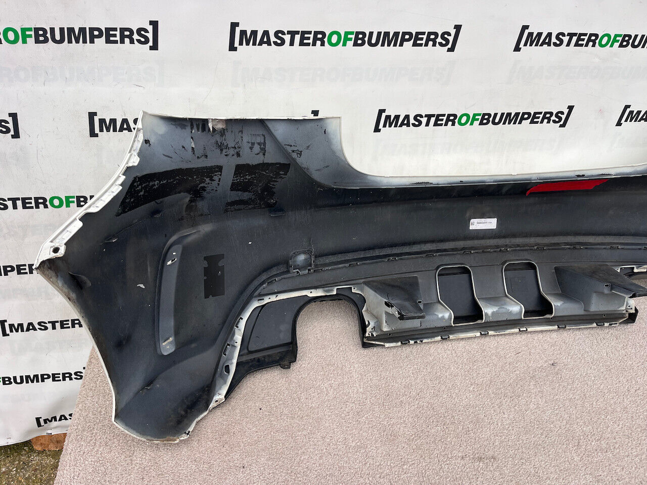 Mercedes A Class Amg Sport A176 Hatc 2012-2015 Rear Bumper No Pdc Genuine [e185]