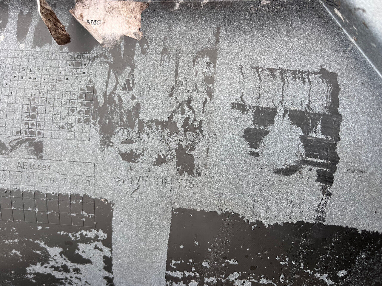 Mercedes A Class Amg Sport A176 Hatc 2012-2015 Rear Bumper No Pdc Genuine [e185]