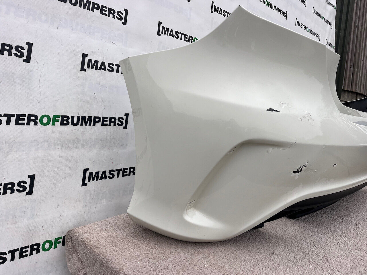 Mercedes A Class Amg Sport A176 Hatc 2012-2015 Rear Bumper No Pdc Genuine [e185]