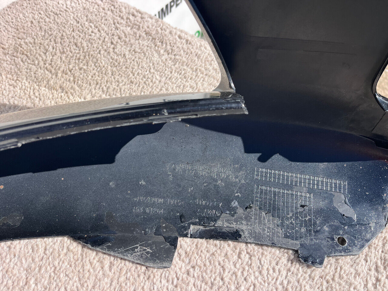 Mercedes A Class Amg A177 Hatchback 2019-2022 Front Bumper 6 Pdc Genuine [e193]