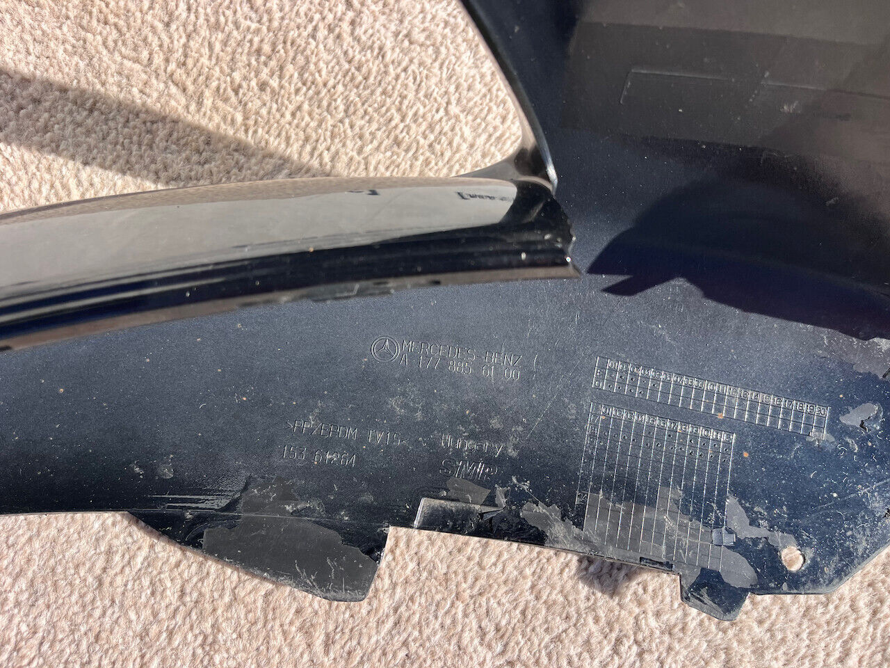 Mercedes A Class Amg A177 Hatchback 2019-2022 Front Bumper 6 Pdc Genuine [e195]