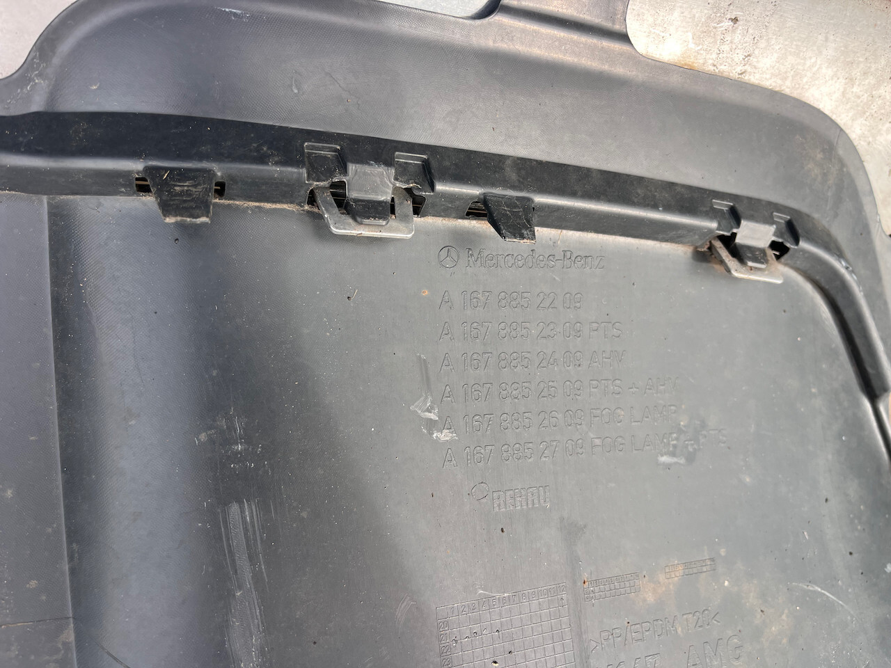 Mercedes Gle Amg Sport A167 Suv 2019-2023 Rear Bumper 6 Pdc Genuine [e224]