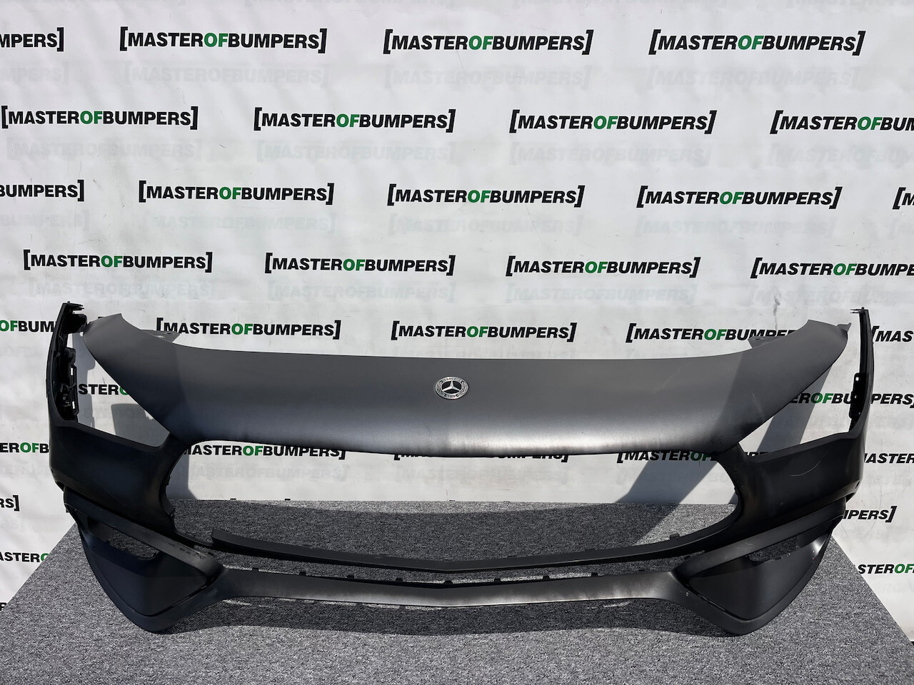 Mercedes Cla Amg45s A118 2019-2023 Front Bumper Grey 6 Pdc Genuine [e998]