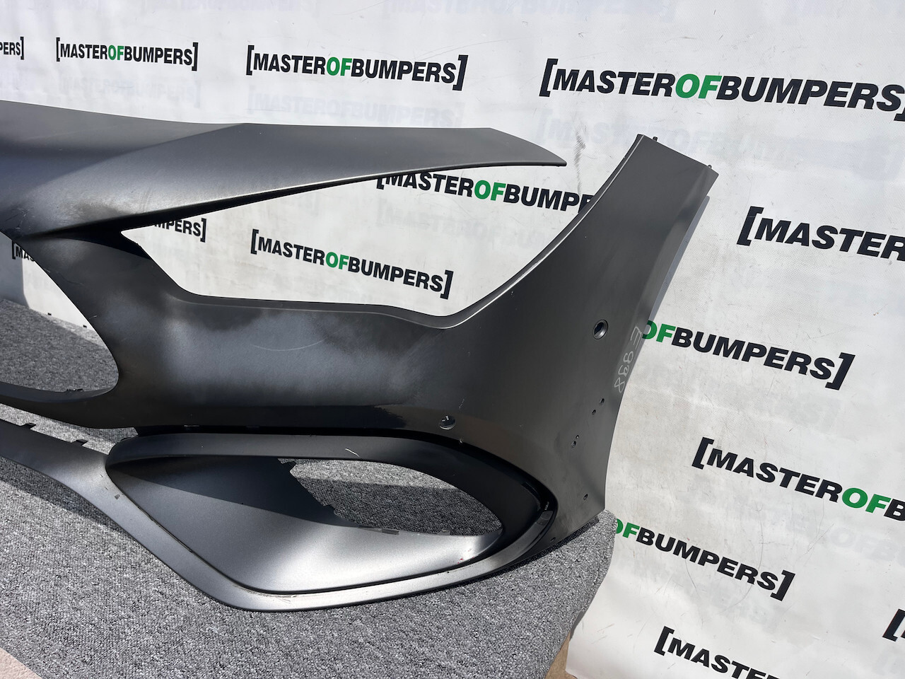 Mercedes Cla Amg45s A118 2019-2023 Front Bumper Grey 6 Pdc Genuine [e998]