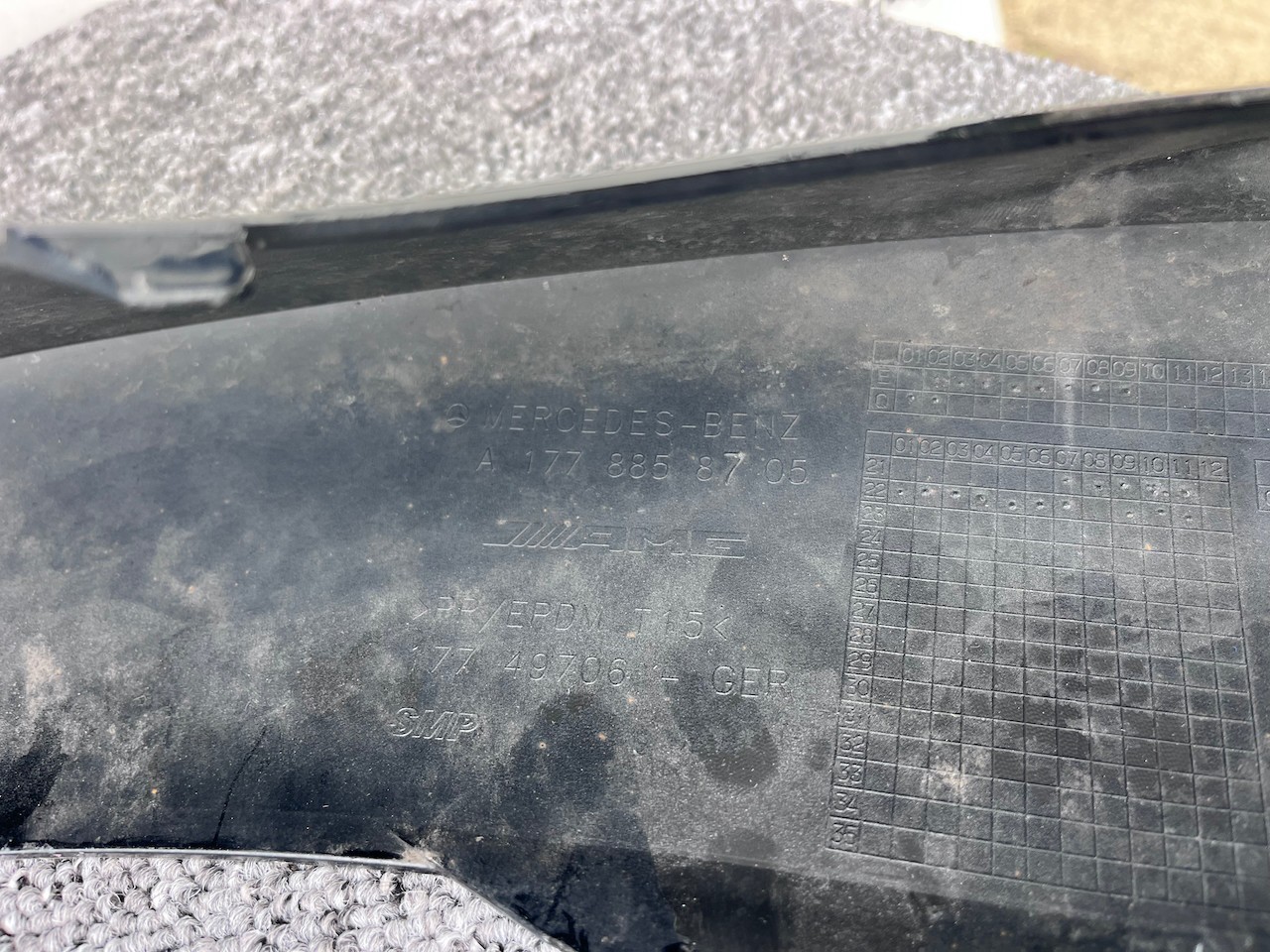 Mercedes A Class Amg Line A177 Lift 2023-2025 Front Bumper 6 Pdc Genuine [e203]