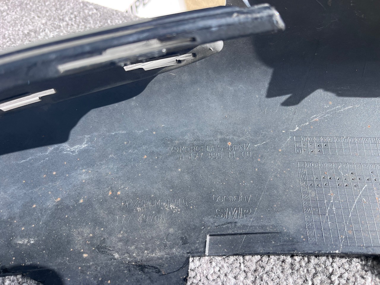 Mercedes A Class Amg A177 Hatchback 2019-2022 Front Bumper 6 Pdc Genuine [e282]